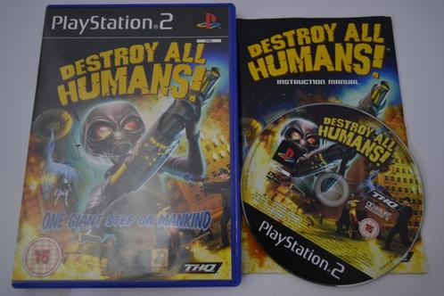 Destroy All Humans (PS2 PAL), Spelcomputers en Games, Games | Sony PlayStation 2, 1 speler, Zo goed als nieuw, Verzenden