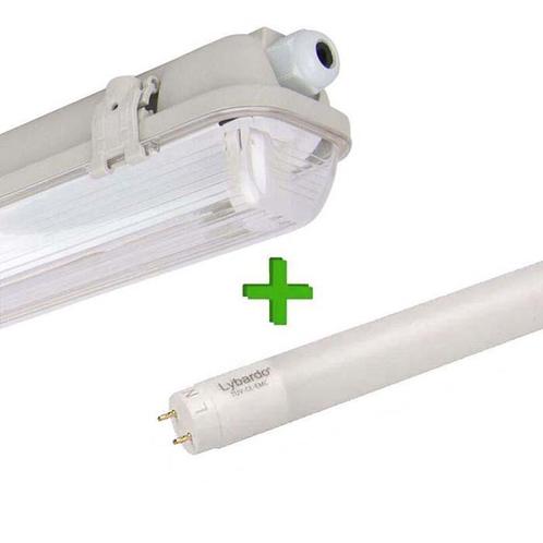 LED TL armatuur IP65 120 cm incl. LED TL buis 18W 4000K, Huis en Inrichting, Lampen | Overige, Nieuw, Verzenden