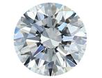 1 pcs Diamant - 1.03 ct - Briljant, Rond - D (kleurloos) -