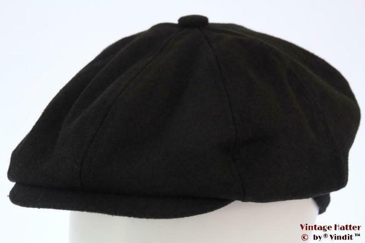 flatcap Paperboy pet Hawkins zwart 57, 58, 59 en 60 nieuw, Kleding | Heren, Hoeden en Petten, Pet, Nieuw, Ophalen of Verzenden