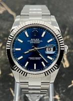 Rolex Datejust 41 - Blue Dial - Oyster - 126334 - Nieuw 2025, Sieraden, Tassen en Uiterlijk, Horloges | Heren, Staal, Polshorloge