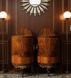 Nachtkastje - Hout - Comodini art deco, Antiek en Kunst