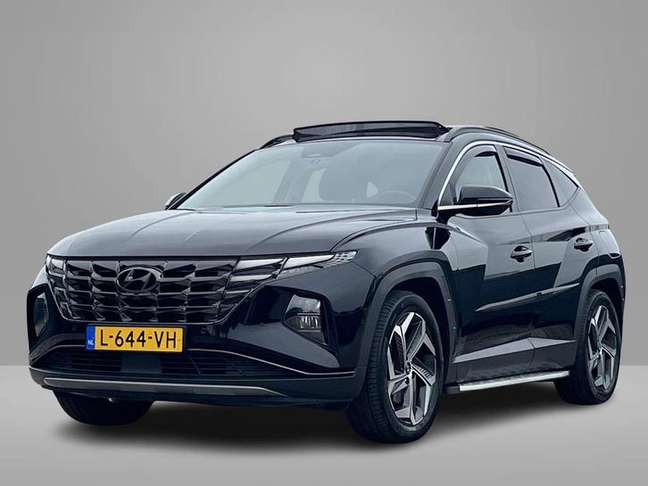 Zakelijke Lease |  Hyundai Tucson 1.6 T-GDI HEV 230 PK Premi, Auto's, Hyundai, Lease, Zwart, Automaat, SUV of Terreinwagen, Overige kleuren