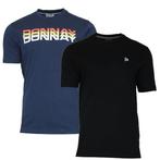 Donnay Donnay Heren - 2-Pack - T-shirt Daks + Vince - Navy &, Kleding | Heren, Verzenden, Nieuw