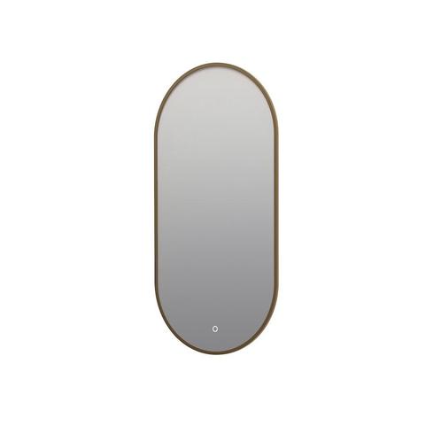 Ovale badkamerspiegel Alessandro copper met verwarming, LED, Doe-het-zelf en Verbouw, Sanitair, Verzenden