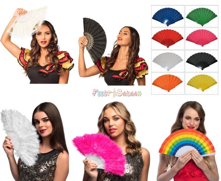 Handwaaiers - Chinese Spaanse Festival Waaiers Hand, Hobby en Vrije tijd, Feestartikelen, Nieuw, Ophalen of Verzenden