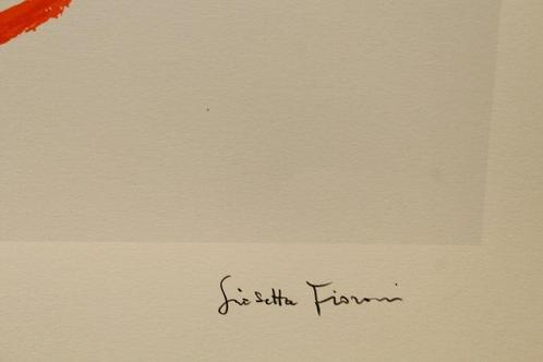Giosetta Fioroni (1932) - Figure femminili arancioni, Antiek en Kunst, Antiek | Overige Antiek