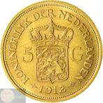 Nederland. Wilhelmina. Gouden vijfje of 5 Gulden 1912, Postzegels en Munten