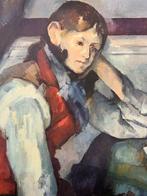Paul Cézanne (1839-1906) - Le garçon au gilet rouge, Antiek en Kunst