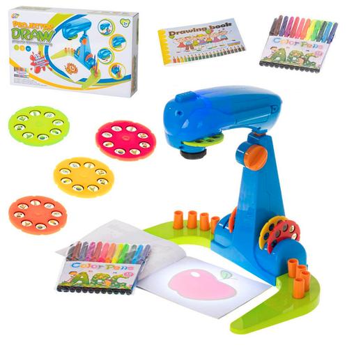 Teken projector voor kinderen met 32 afbeeldingen, kleurboek, Hobby en Vrije tijd, Tekenen, Ophalen of Verzenden