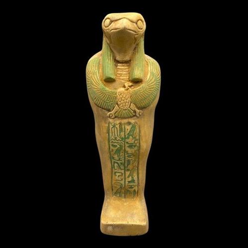 Replica van het oude Egyptisch Ushabti met hoof van Horus, Antiek en Kunst, Antiek | Overige Antiek