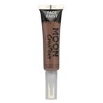 Moon Creations Face Paint with Brush Applicator Brown 15ml, Nieuw, Verzenden