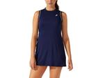 Asics - Court Dress - Donkerblauw Tennisjurkje - L, Sport en Fitness, Tennis, Nieuw