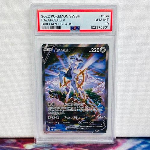 Pokémon Graded card - Arceus V #166 Brilliant Stars -, Hobby en Vrije tijd, Verzamelkaartspellen | Pokémon