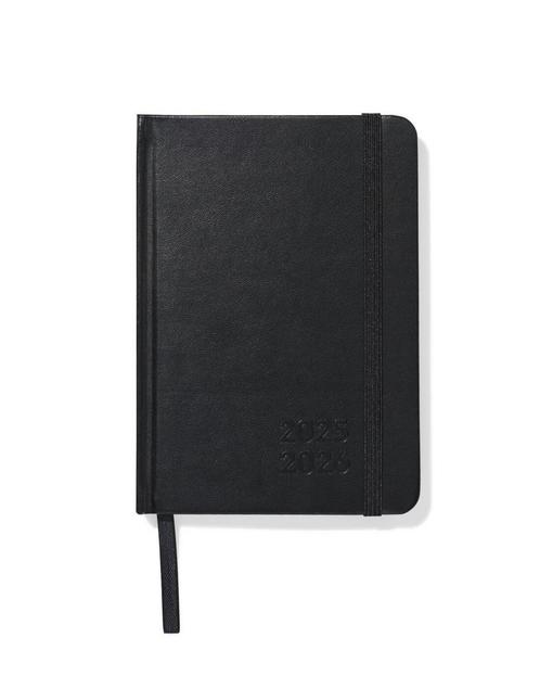 HEMA Schoolagenda 25-26 15.3x11cm PU zwart, Diversen, Agenda's, Nieuw, Verzenden