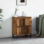 vidaXL Dressoir Bruin 60 x 35 x 70 cm Bewerkt hout, Verzenden, Nieuw, Overige houtsoorten, Minder dan 50 cm