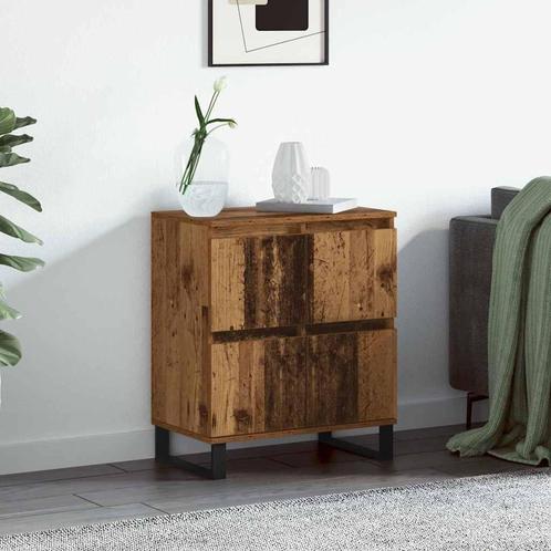 vidaXL Dressoir Bruin 60 x 35 x 70 cm Bewerkt hout, Huis en Inrichting, Kasten | Dressoirs, Nieuw, Minder dan 50 cm, Overige houtsoorten