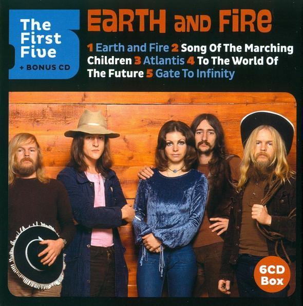 cd - Earth And Fire - The First Five + Bonus CD 6-CD Box, Cd's en Dvd's, Cd's | Rock, Zo goed als nieuw, Verzenden