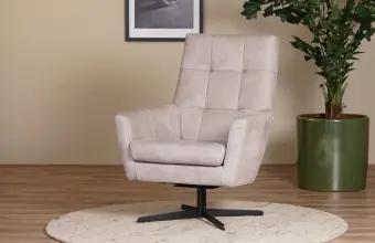 Grijze draaifauteuil beschikbaar voor biedingen