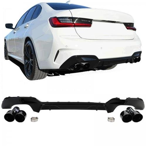 Diffuser BMW 3 Serie G20 G21 Glans Zwart Sierstukken Zwart, Auto-onderdelen, Carrosserie en Plaatwerk, Ophalen of Verzenden