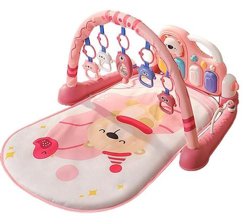Eco Toys Bear & Bird Roze Multifunctioneel Speelkleed met, Kinderen en Baby's, Speelgoed | Babyspeelgoed, Nieuw, Verzenden