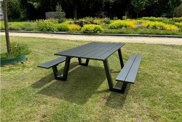 Rockwood® Picknicktafel Aluminium Londen Antraciet 1.80m beschikbaar voor biedingen