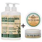 2x Ambachtscrème 450ml  +  1x tea tree balsem, Verzenden, Nieuw