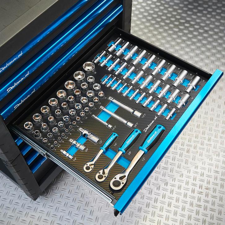 Datona 80-delige doppenset in PRO softmodule - Datona, Doe-het-zelf en Verbouw, Gereedschap | Handgereedschap, Nieuw, Ophalen of Verzenden