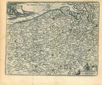 Kaart van East Flanders en West Flanders