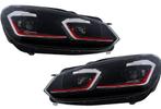 Koplampen Set LED Dynamisch Golf 7.5 (Facelift) Look Rood..., Ophalen of Verzenden, Nieuw, Volkswagen