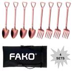 Fako Bijoux - Gebak Bestek - Dessert Bestek - Schep & Hark -, Verzenden, Nieuw