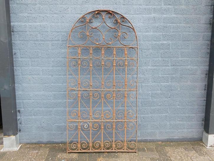 Poort smeedijzer, 150 hoog x 75 breed zonder slot, Tuin en Terras, Tuinhekken en Hekwerk, Ophalen of Verzenden