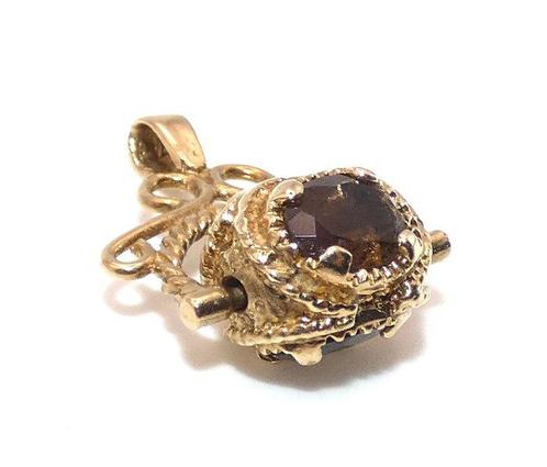 Zonder Minimumprijs - Hanger - 9 kt. Geel goud, Sieraden, Tassen en Uiterlijk, Antieke sieraden