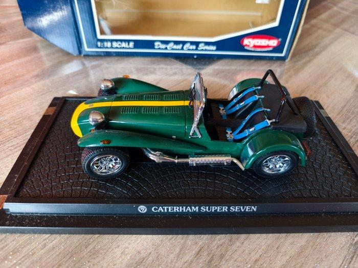 Kyosho 1:18 - Modelauto - Caterham Super Seven, Hobby en Vrije tijd, Modelauto's | 1:5 tot 1:12