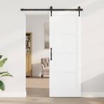 vidaXL Interieurdeur ORKDALWit 78x211x4 cm Massief, Doe-het-zelf en Verbouw, Deuren en Horren, Verzenden, Nieuw