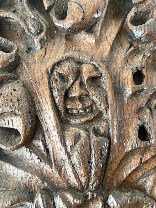 Paneel - Eik - Antiek Engels paneeltje, Antiek en Kunst, Antiek | Overige Antiek