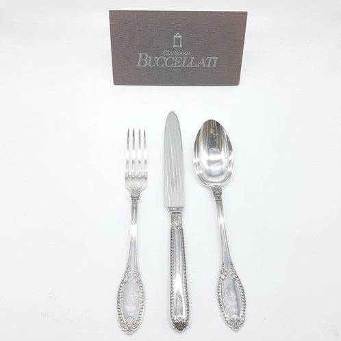 Buccellati - Bestekset (3) - .925 zilver - Verzameld. Empire, Antiek en Kunst, Antiek | Goud en Zilver