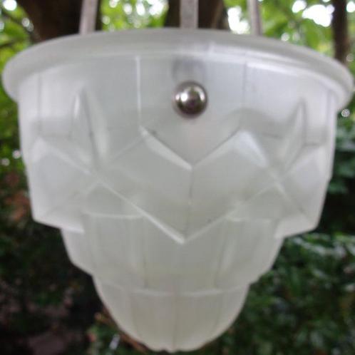 Degué Lampe aus Pressglas Art Deco 1930 - Lamp - Glas &, Antiek en Kunst, Kunst | Designobjecten
