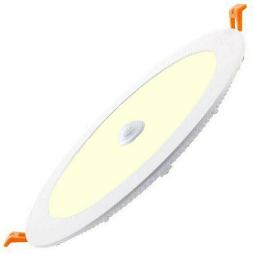 LED Downlight Slim - Facto Dury - PIR Bewegingssensor 360° +, Huis en Inrichting, Lampen | Spots, Plafondspot of Wandspot, Nieuw