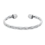 Armband - Witgoud plating - Verstelbaar, Sieraden, Tassen en Uiterlijk, Armbanden, Verzenden, Nieuw, Zilver, Overige materialen