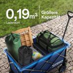 Bolderkar - Opvouwbaar - Bolderwagen  - Blauw - VIVOSUN, Verzenden, Zo goed als nieuw