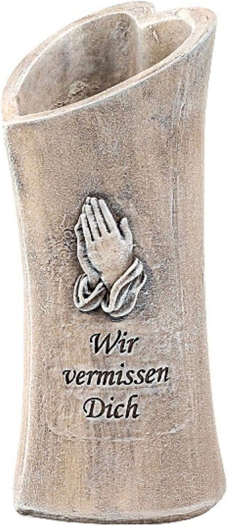 Grafvaas we missen je wir vermissen dich polystone, Hobby en Vrije tijd, Knutselen, Nieuw, Ophalen of Verzenden