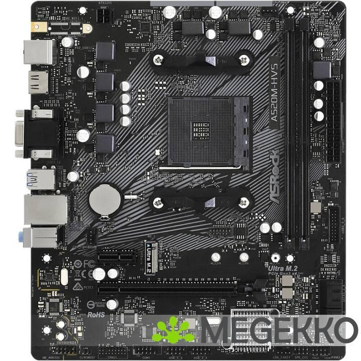Asrock A520M-HVS, Computers en Software, Moederborden, Nieuw, Verzenden