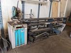 Metaal afkortzaag met aanvoerbaan Imet, bouwjaar 1999, Doe-het-zelf en Verbouw, Gereedschap | Zaagmachines, Nieuw
