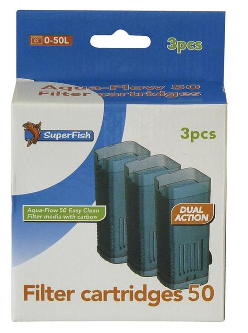 Superfish Aqua-Flow Easy Click Cartridge 50, Dieren en Toebehoren, Vissen | Aquaria en Toebehoren, Nieuw, Ophalen of Verzenden