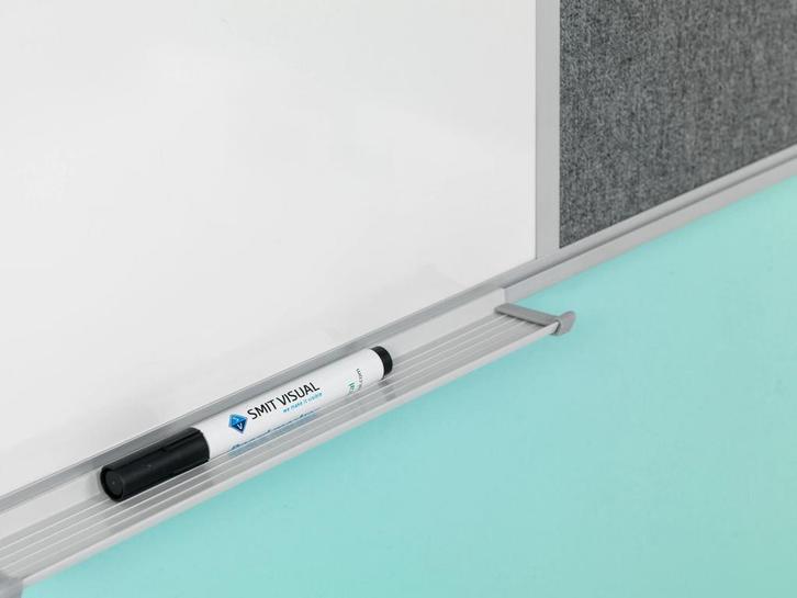 Combiboard, whiteboard en prikbord 60x90 cm, gelakt staal, Zakelijke goederen, Kantoor en Winkelinrichting | Kantoormeubilair en Inrichting