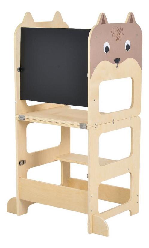 Moni Toys 3-in-1 Houten Leertoren 13811, Kinderen en Baby's, Kinderkamer | Tafels en Stoelen, Nieuw, Verzenden