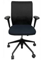 Refurbished Vitra ID Mesh Zwart | Bureaustoel | Ergonomisch, Huis en Inrichting, Bureaustoelen, Verzenden, Zwart, Zo goed als nieuw