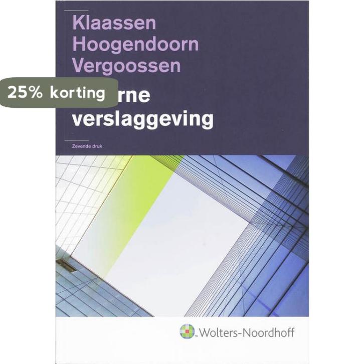 Externe verslaggeving 9789001710101 J. Klaassen, Boeken, Economie, Management en Marketing, Gelezen, Verzenden