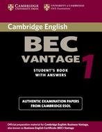 Cambridge BEC Vantage 1 9780521753043, Boeken, Verzenden, Zo goed als nieuw